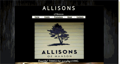 Desktop Screenshot of allisonsofmanson.com