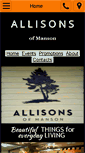 Mobile Screenshot of allisonsofmanson.com