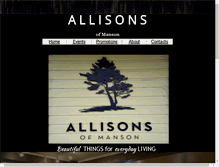Tablet Screenshot of allisonsofmanson.com
